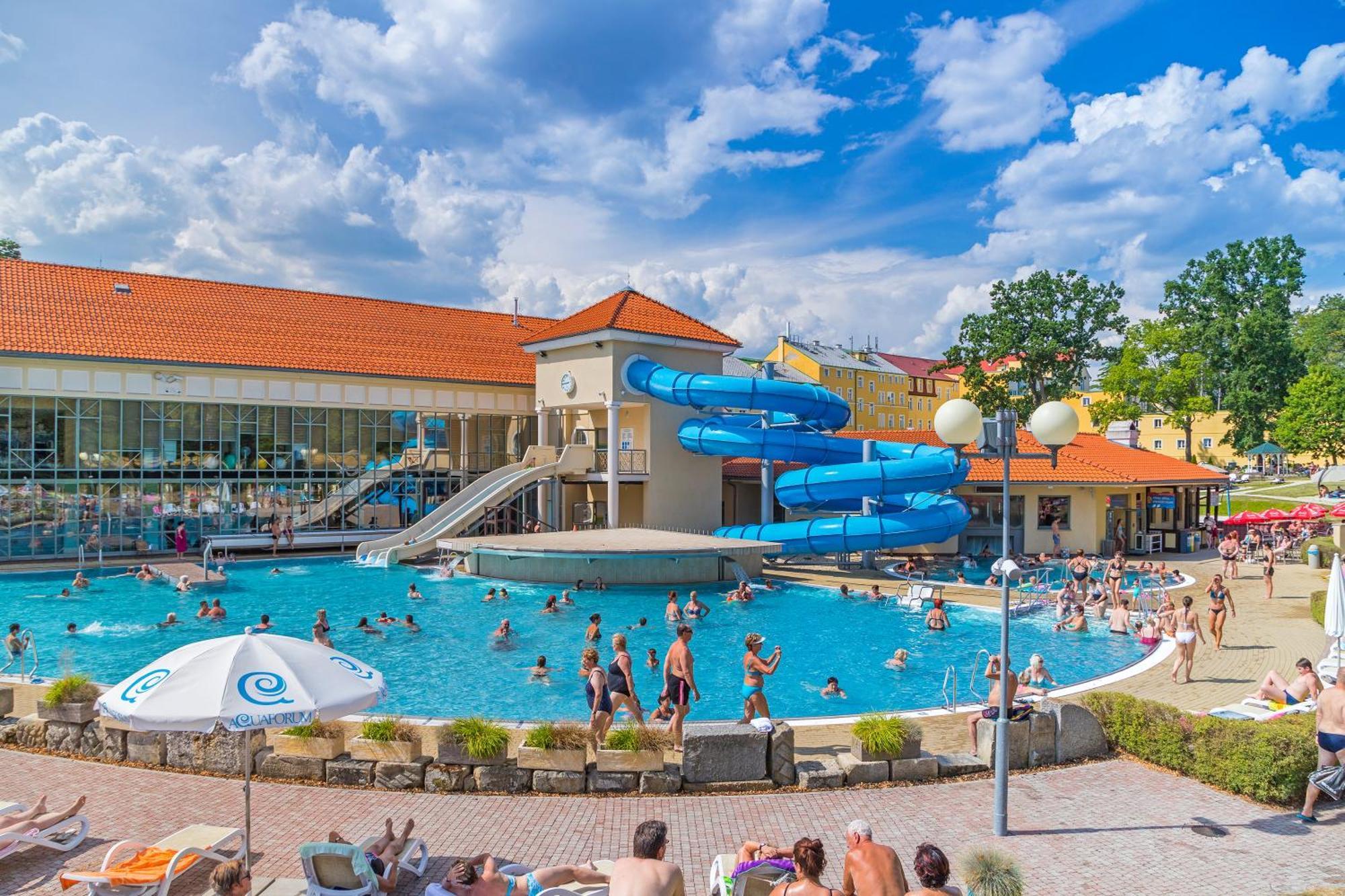 Hotel Three Lilies Inkl Aquaforum Františkovy Lázně 외부 사진